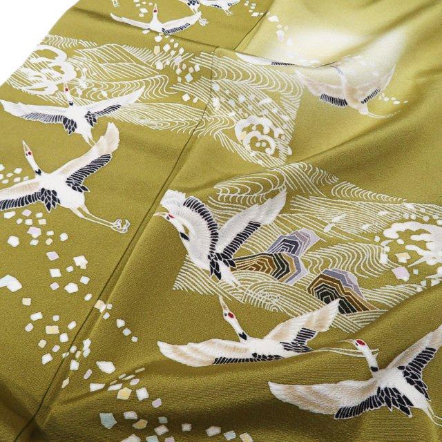 特選 訪問着 着物 中古 正絹 袷 フォーマル 加賀友禅 吉村伊佐子 落款