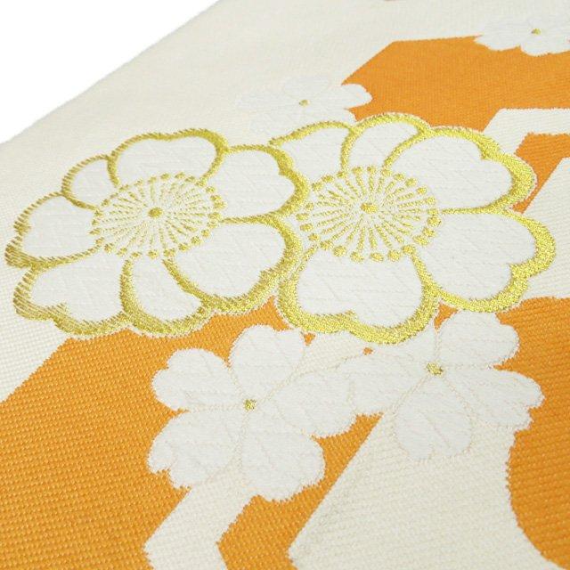 袋帯 振袖用 中古 リサイクル 正絹 フォーマル 仕立て上がり 六通 華文
