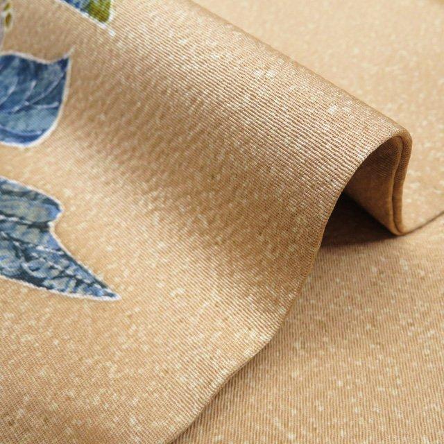 名古屋帯 なごや帯 中古 リサイクル 正絹 カジュアル 仕立て上がり 清染居 花鳥の図 小麦色 多色 きもの北條 A1166-13 名古屋帯 なごや帯 中古 リサイクル 正絹 カジュアル 仕立て上がり 清
