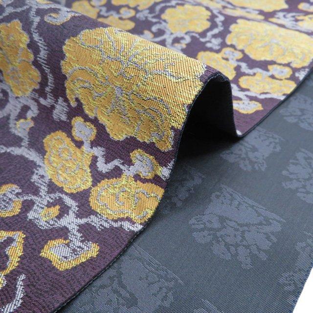 袋帯 中古 リサイクル 正絹 カジュアル 仕立て上がり 六通 花模様 紅消鼠色 狐色 多色 きもの北條 A1166-9 袋帯 中古 リサイクル 正絹 カジュアル 仕立て上がり 六通 花模様 紅消
