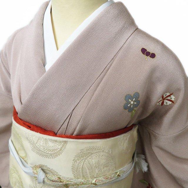 お値下げ致しました。師走〜新春用 染帯　琳派　紅　白　梅 新品お仕立代込 帯揚 No.101 輪出し梅絞り さんび 京都 日本製 : さんび公式オンライン