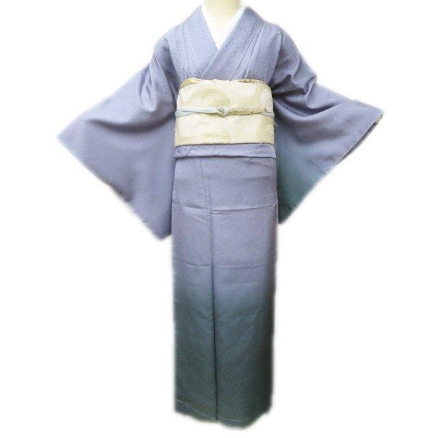 雪輪染め分け 螺鈿金彩箔 付下げ正絹着物トールサイズ 雪輪染め分け 螺鈿金彩箔 付下げ正絹着物トールサイズ 【中古】 訪問着