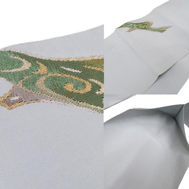 正絹 名古屋帯 南天 作家もの 金通し 手描き 楽天市場】【新古品