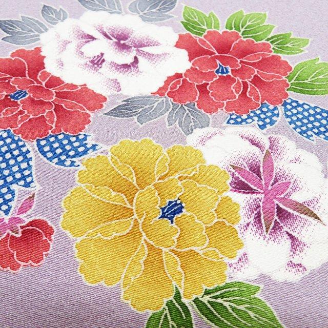名古屋帯 なごや帯 中古 リサイクル 正絹 カジュアル 仕立て上がり 全通 花の図 やや薄い半色 多色 きもの北條 A1185-19 名古屋帯 なごや帯 中古 リサイクル 正絹 カジュアル 仕立て上がり 全