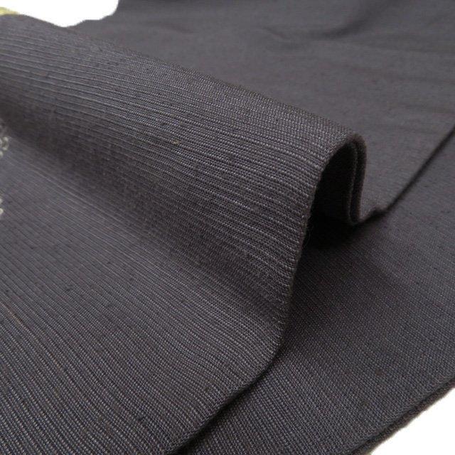 未使用品 名古屋帯 紬地 青柳色 無地 シンプル 長さ3m63cm お洒落 正絹 名古屋帯 なごや帯 中古 リサイクル 正絹 紬地 カジュアル 仕立て