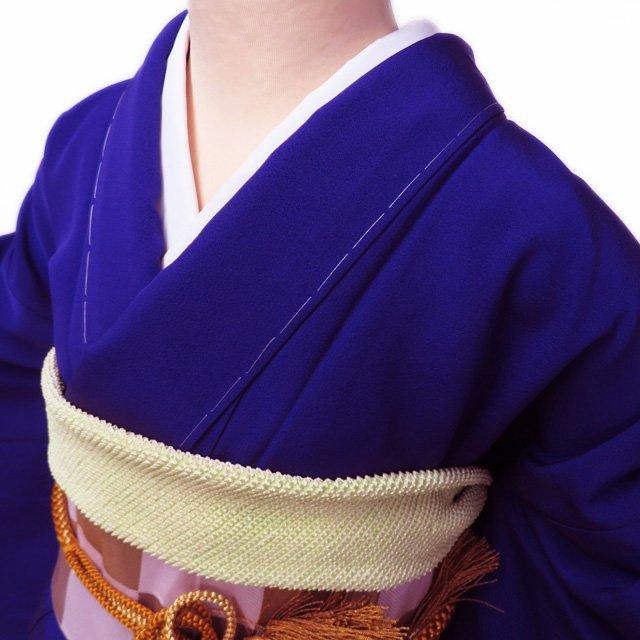 振袖 着物 未使用 正絹 紫色 身丈169cm 裄68cm L トール きもの北條 