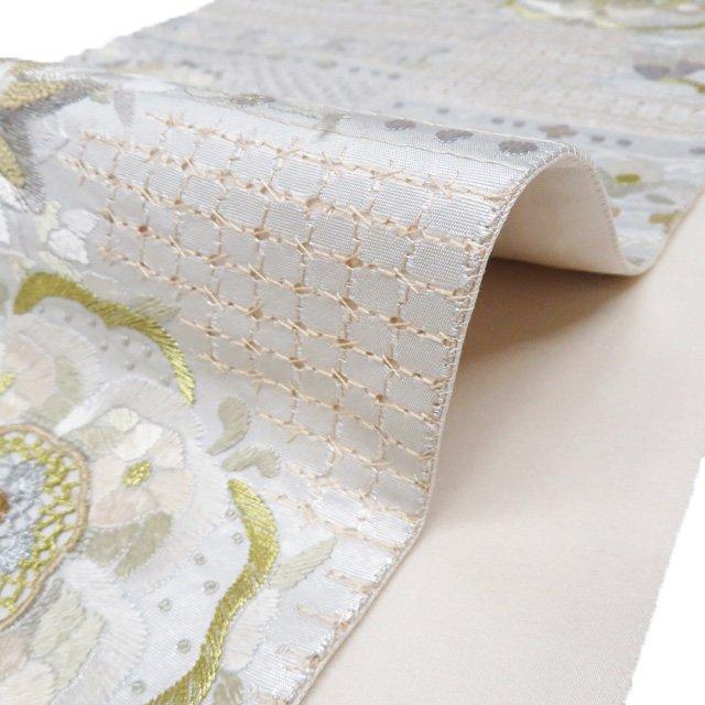 袋帯 中古 リサイクル 正絹 フォーマル 仕立て上がり 六通 汕頭刺繍