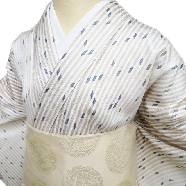 トールサイズ】未使用 正絹 江戸小紋（鮫小紋） 青 身丈168cm裄68cm 裄