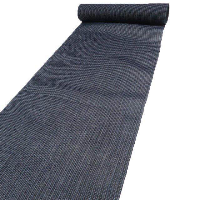 男物 夏物 夏着物 浴衣 反物 着物 未仕立て 新古品 麻 キングサイズ
