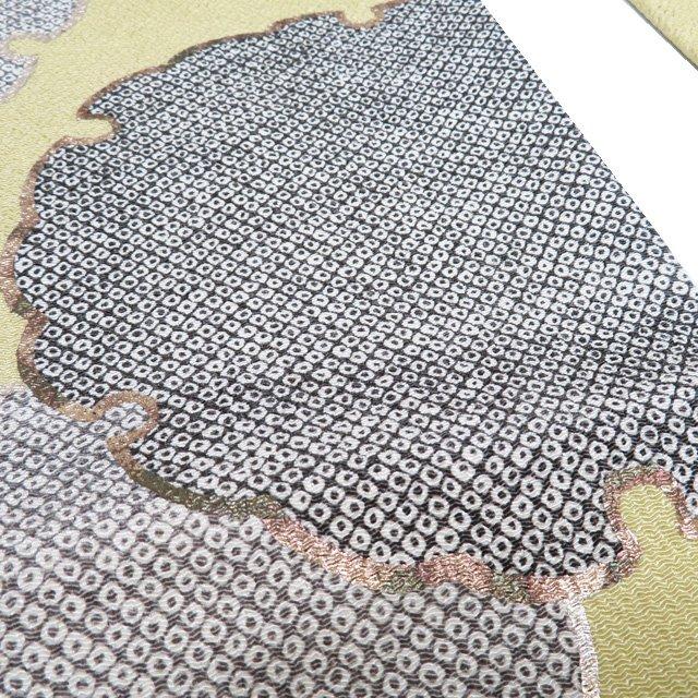 特選 名古屋帯 なごや帯 中古 リサイクル 正絹 縮緬地 カジュアル 本