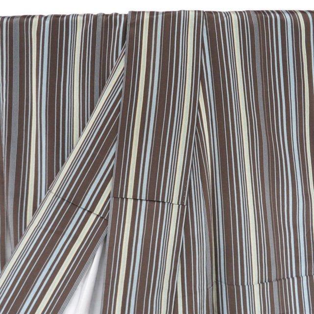 美品 裄直しサービス 縞模様 御召着物 美品 裄直しサービス 縞模様