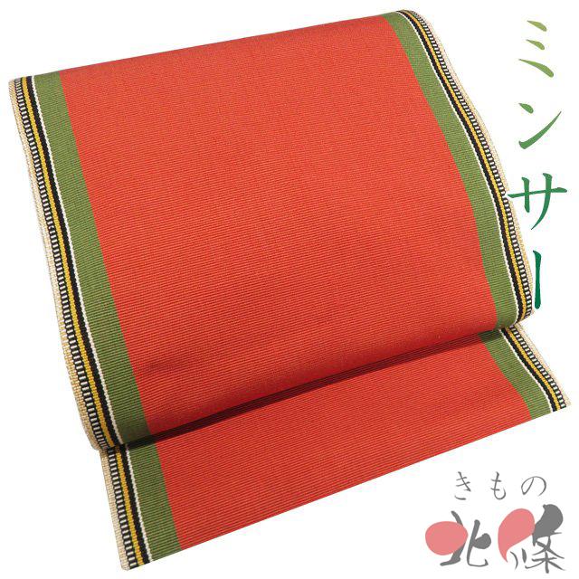 名古屋帯 なごや帯 中古 リサイクル 木綿 カジュアル 仕立て上がり