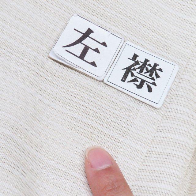 特選 夏物 付下げ 付け下げ 訪問着 着物 中古 洗える ポリ 絽 紋付 英 花の図 灰白色 多色 身丈159cm 裄66cm M ワイド きもの北條 A1357-2の画像