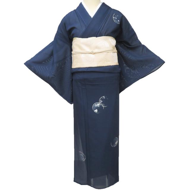 夏物 付け下げ 付下げ 訪問着 着物 未使用 正絹 フォーマル 刺繍 花の 