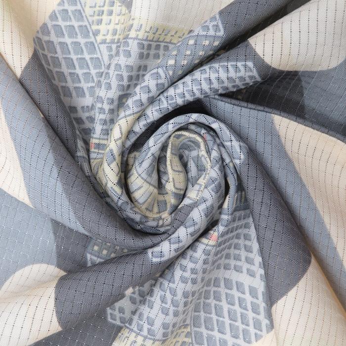 小紋 絽 着物 夏物 トールサイズ リサイクル カジュアル ふりふ 紫織庵 都会を走るオープンカーの図 濃いグレー L 中古 5 5 きもの 北條 通販 Yahoo ショッピング