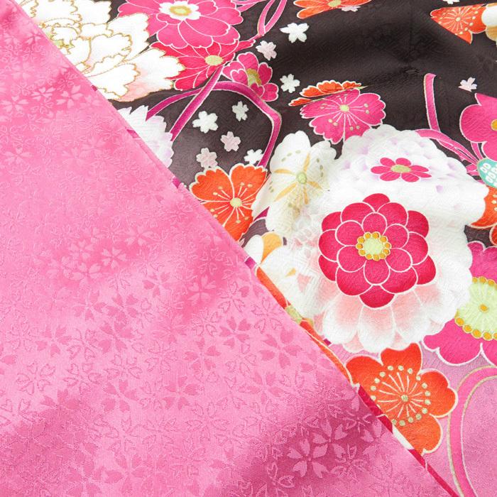 ☆きもの北條☆ 振袖 正絹 花模様 金駒刺繍 成人式 結婚式 結納 