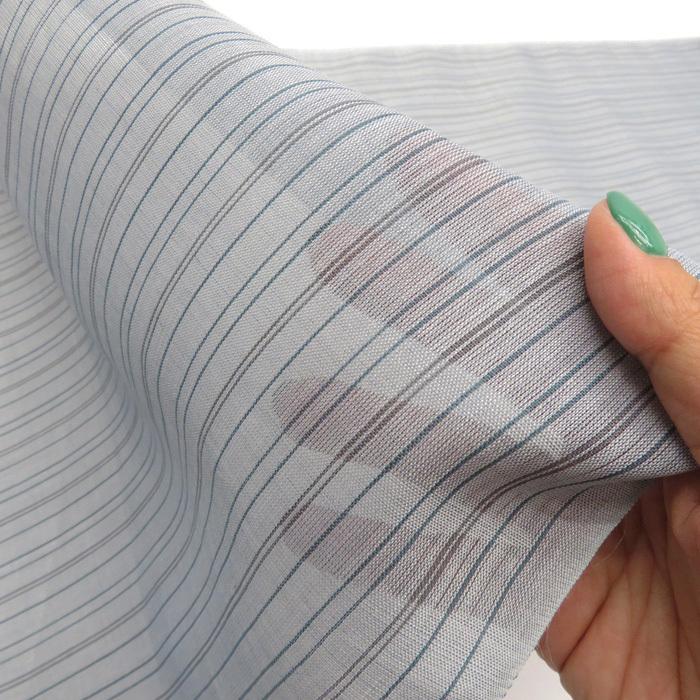 ☆きもの北條☆ 特選 宮古麻織 縦縞模様 着尺 おおらかな天然由来の美  