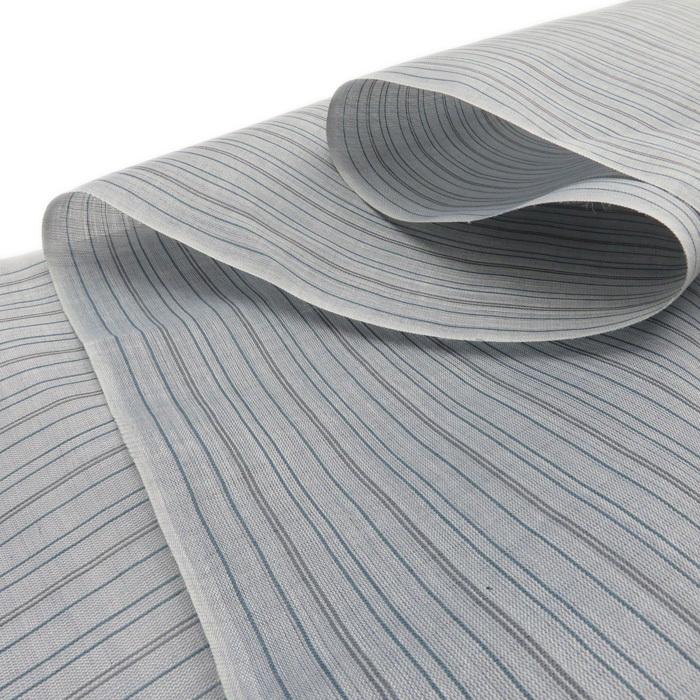 ☆きもの北條☆ 特選 宮古麻織 縦縞模様 着尺 おおらかな天然由来の美  