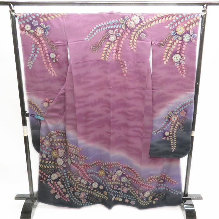 ☆きもの北條☆ 特選 桐屋 振袖 正絹 辻が花 絞り 成人式 結婚式 結納