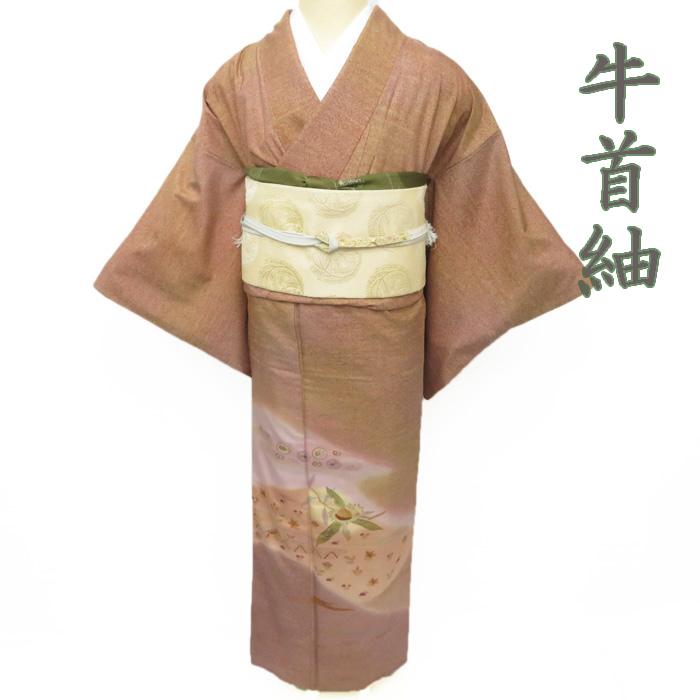 訪問着 着物 中古 正絹 袷 刺繍 身丈154.5cm SA A1062-6 訪問着 着物 中古 正絹 袷 刺繍 身丈154.5cm SA A1062-6