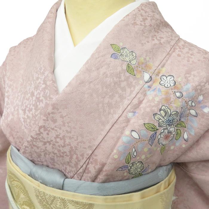 ☆きもの北條☆ 辻が花模様 幻想に浮かぶ花の彩り トール 銀通し 一斤 