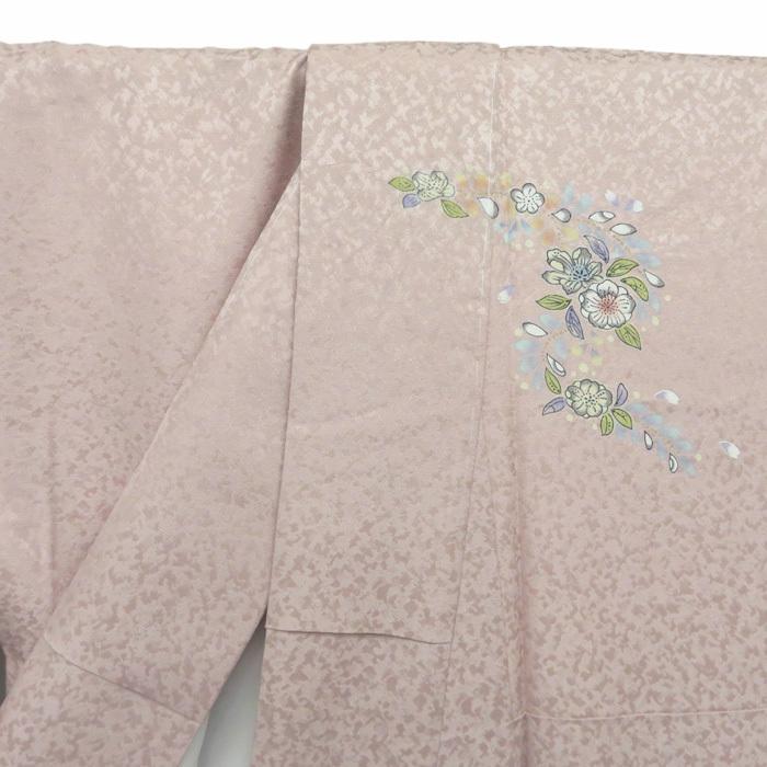 ☆きもの北條☆ 辻が花模様 幻想に浮かぶ花の彩り トール 銀通し 一斤 