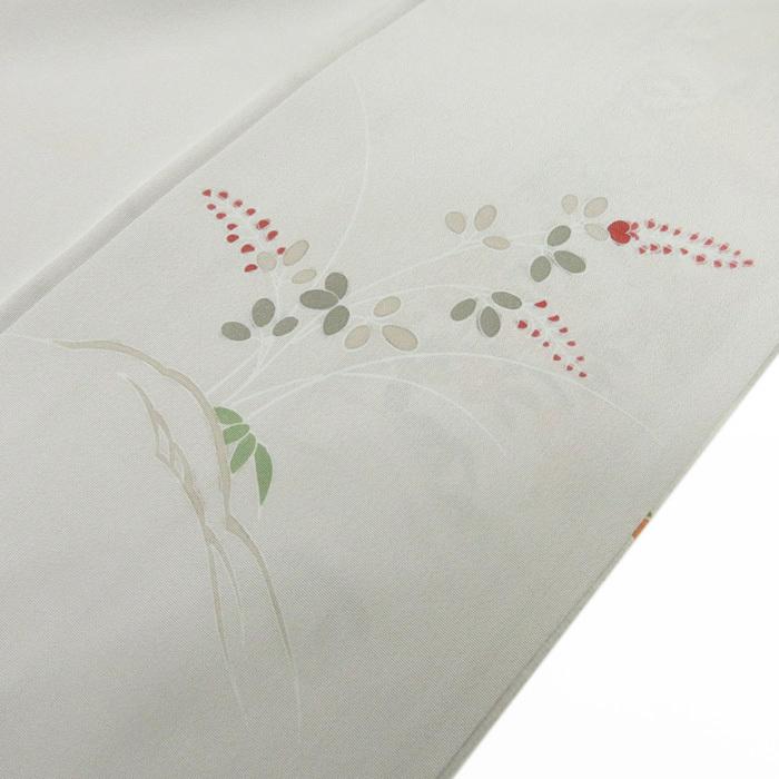 ★きもの北條★ 雪輪に花模様　松竹梅　地模様　気品漂う装いに　トール　絹鼠色　訪問着　A696-6 L【新古品】の画像