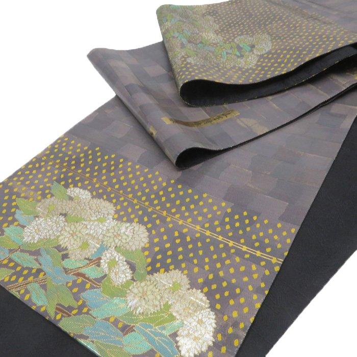☆きもの北條☆ 特選 山下清 名画 菊花模様 螺鈿 優雅な和の意匠美 