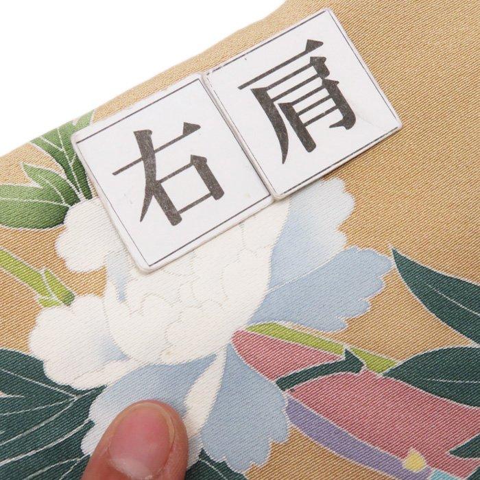FINAL PRICE】 ☆きもの北條☆ 作家物 牡丹と梅の図 紋付 気品薫る装い  
