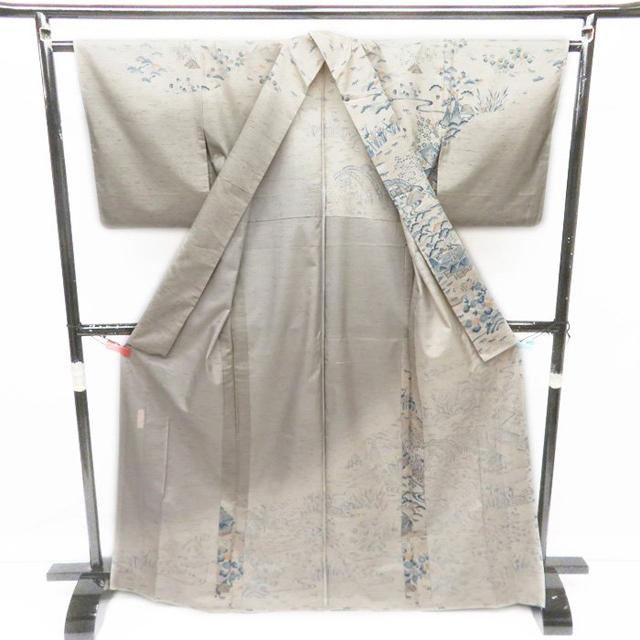 FINAL PRICE】 ☆きもの北條☆ 特選 単衣 誉田屋源兵衛 ぜんまい紬 
