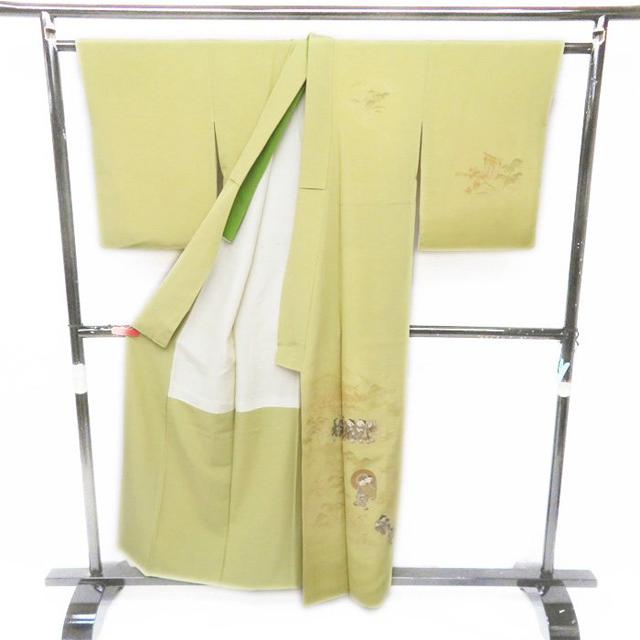 FINAL PRICE ／ ☆きもの北條☆ 特選 童子の図 汕頭刺繍 スワトウ 紋付