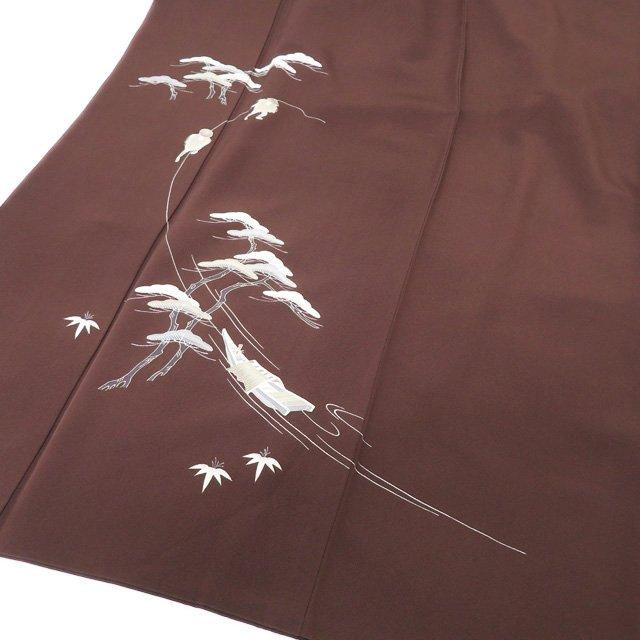 ☆きもの北條☆ 特選 京友禅 清染居 風景 松に舟の図 上品な和の装いに  