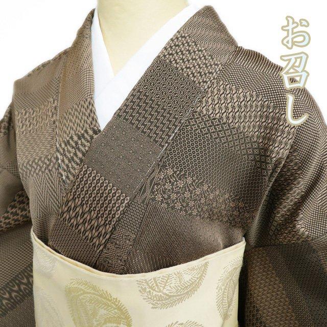 ☆きもの北條☆ 特選 三越扱い 割付文様 モダンでお洒落な和の装いに