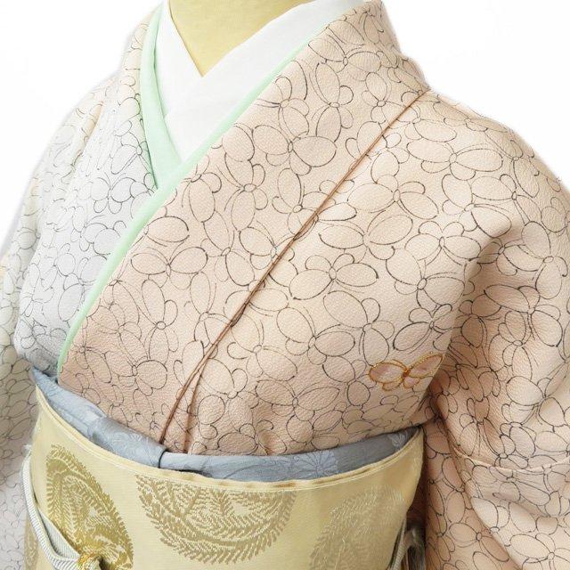 ☆きもの北條☆ 特選 蝶模様 金駒刺繍 モダンでお洒落な和の装いに  