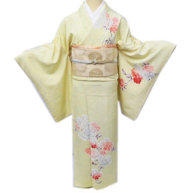 ☆きもの北條☆ 特選 墨流し マーブル模様 花の図 モダンで粋な逸品
