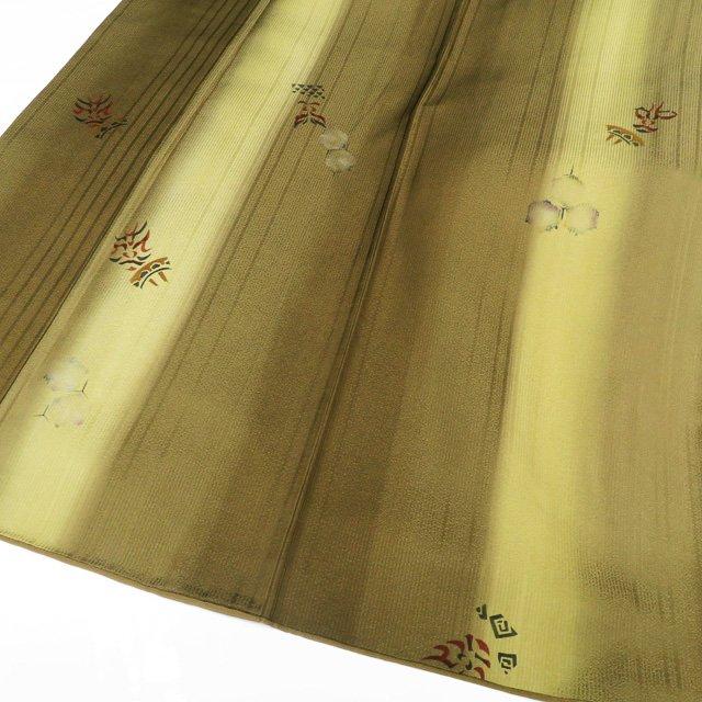 ☆きもの北條☆ 作家物 落款 小紋 隈取模様 個性豊かな逸品 トール 鶯  