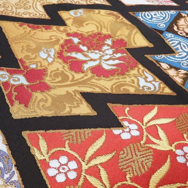 ☆きもの北條☆ 特選 川島織物 松皮菱取り 名物裂文様 格調高い華やぎ  