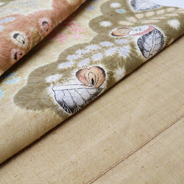 FINAL PRICE ／ 開き名古屋帯 中古 リサイクル 正絹 紬地 お太鼓柄 全