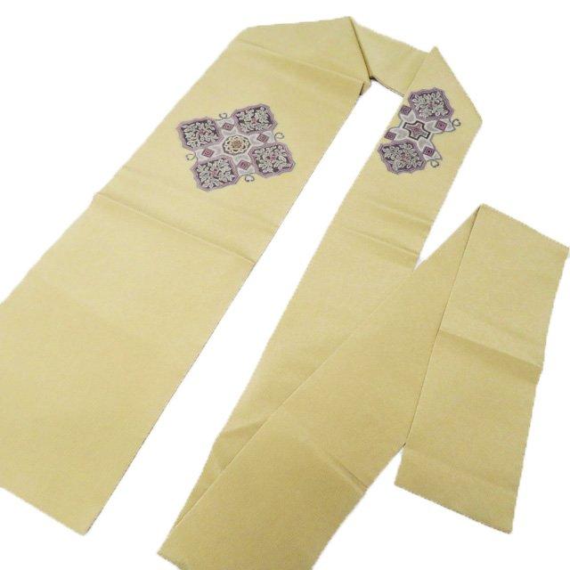 特選 名古屋帯 未使用 正絹 縮緬地 ちりめん カジュアル 仕立て上がり  