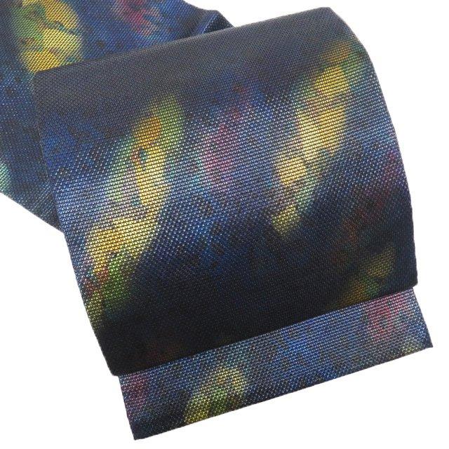 袋帯 中古 リサイクル 正絹 カジュアル 仕立て上がり 両面全通  