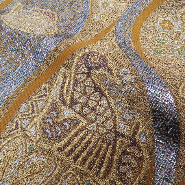 袋帯 中古 リサイクル 正絹 フォーマル 仕立て上がり 六通 CLUB Mola  