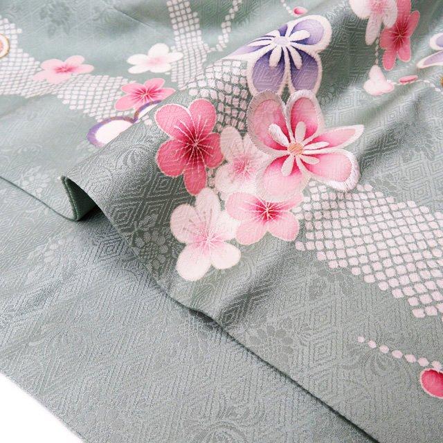 ［2898］訪問着 美品 扇面草花 駒刺繍 落款有 正絹 着物 袷 作家物 2898］訪問着 美品 扇面草花 駒刺繍 落款有 正絹 着物 袷 作家物 2898