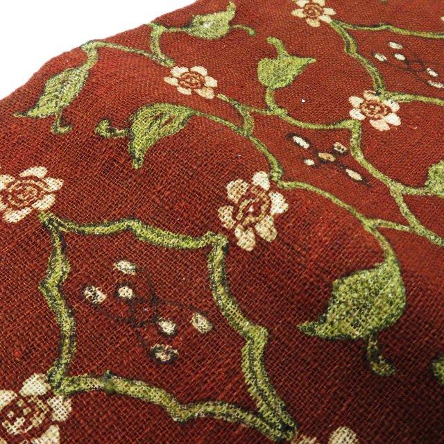 特選 名古屋帯 中古 リサイクル 木綿 カジュアル 仕立て上がり 全通  