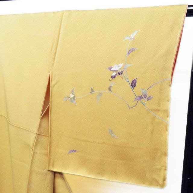 特選 付下げ 付け下げ 訪問着 着物 未使用 袷 フォーマル 螺鈿 花の図  