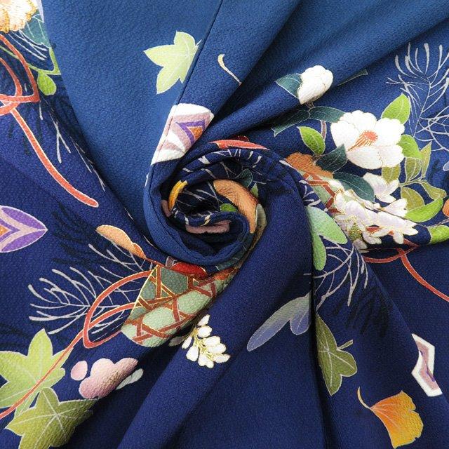 振袖 着物 中古 リサイクル 正絹 袷 フォーマル 金駒刺繍 花籠