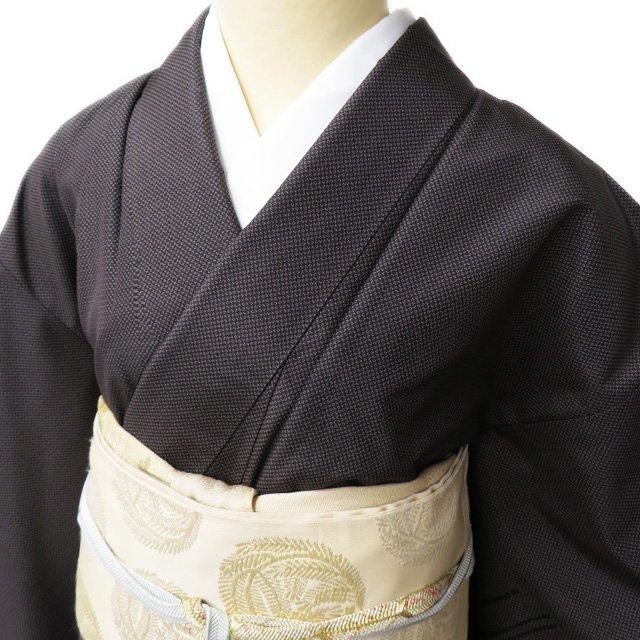 FINAL PRICE ／ 大島紬 着物 中古 正絹 袷 セミフォーマル 竹文様 焦