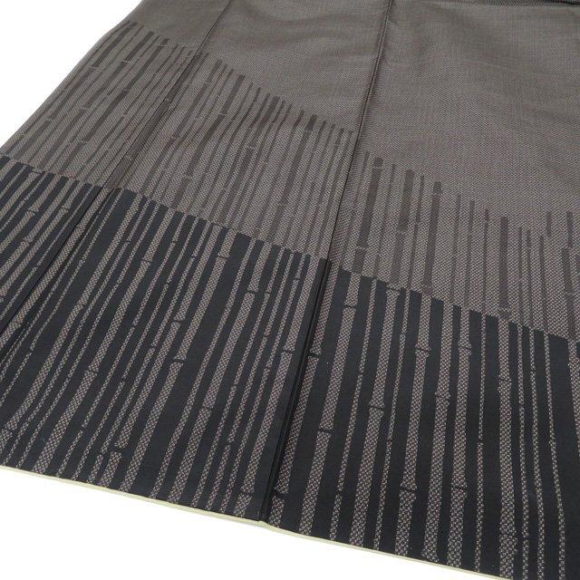 FINAL PRICE ／ 大島紬 着物 中古 正絹 袷 セミフォーマル 竹文様 焦