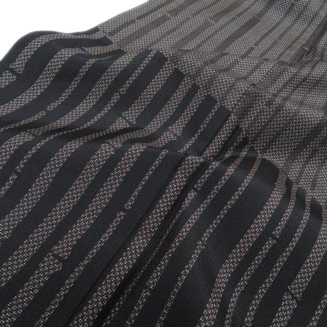 FINAL PRICE ／ 大島紬 着物 中古 正絹 袷 セミフォーマル 竹文様 焦