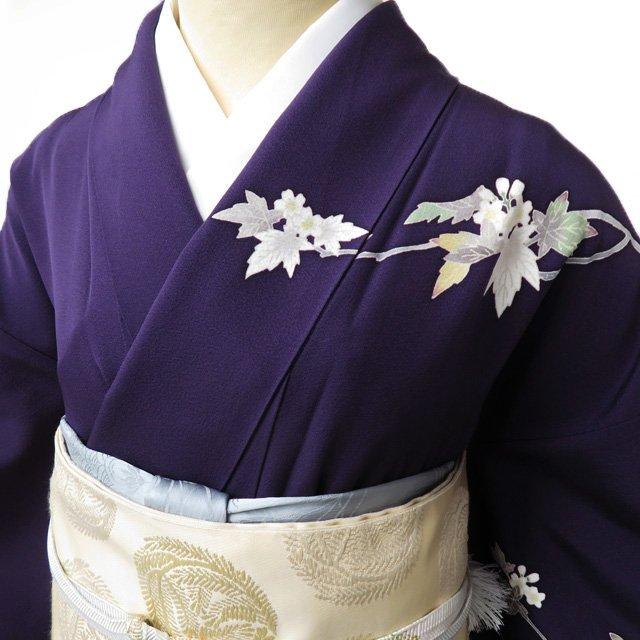 特選 訪問着 中古 着物 正絹 袷 フォーマル 加賀友禅 柚野久美子 花の  