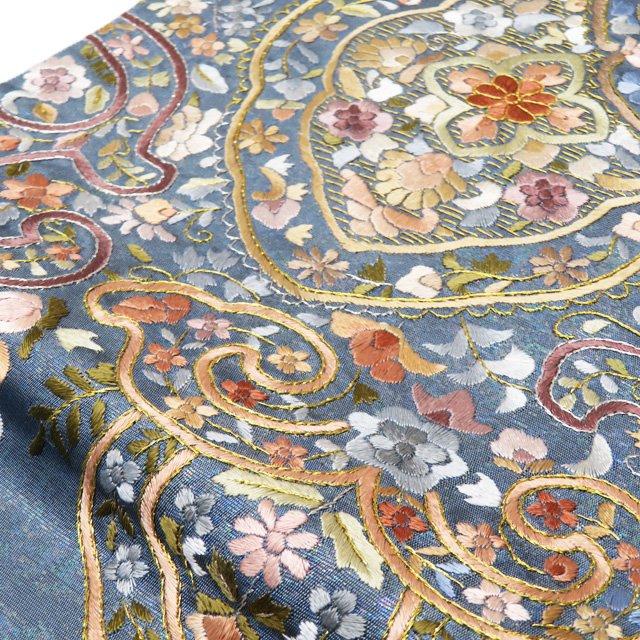 特選 袋帯 中古 リサイクル 正絹 フォーマル 仕立て上がり 六通 金駒  